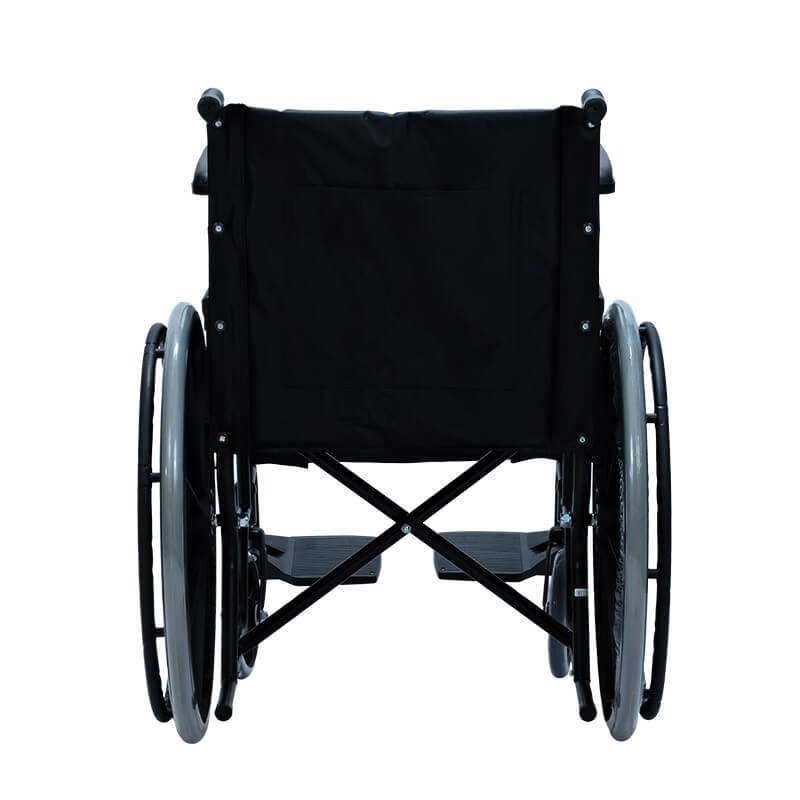 Silla de ruedas estándar, apoya brazos y pies fijos - Imagen 2
